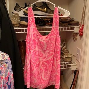 EUC Large silk tank